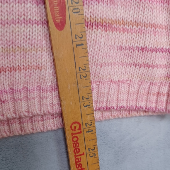 NWT J.Crew Women’s Pink Space Dye Knit Sweater M Crewneck Cozy Soft Pullover - Picture 13 of 13